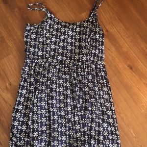 forever 21+ dress. floral/abstract pattern